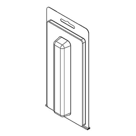 Visipak Thermoform-CLAMSHELL-#214-7.437-3.625-5.313-0.813-0.625-0.015-CLEAR, 500PK 214TF